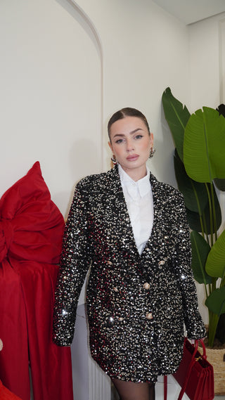 Giacca abito LUMIER argento