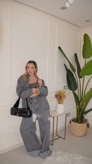 Coordinato JUST grigio