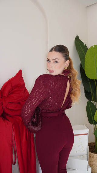 Jumpsuit CARTIER bordeaux