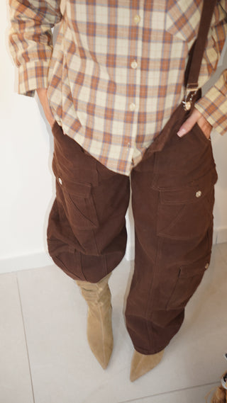 Jeans SALOPETTE ALMOND