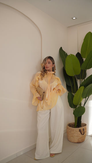 Pantalone HELENA panna