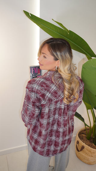 Camicia LONDON bordeaux