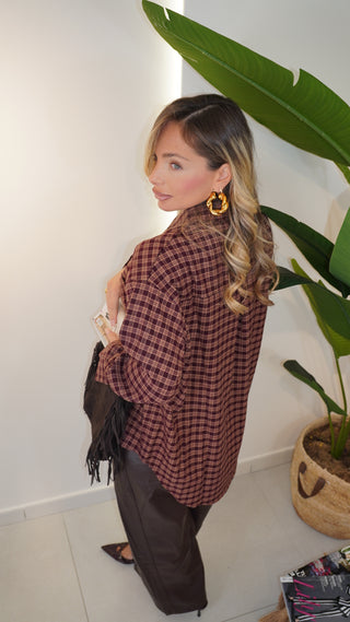 Camicia SCOTT bordeaux