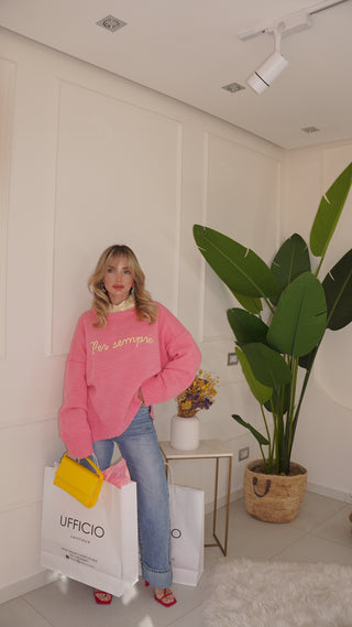 Pullover Cozy PER SEMPRE pink