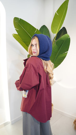 Camicia MINIMAL bordeaux