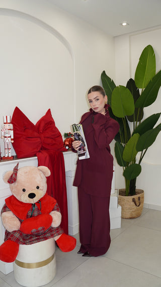 Tailleur STUDIO bordeaux