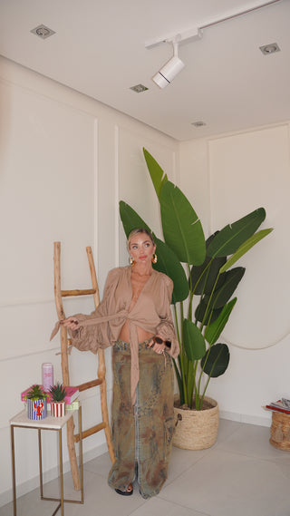 Blusa RIO camel