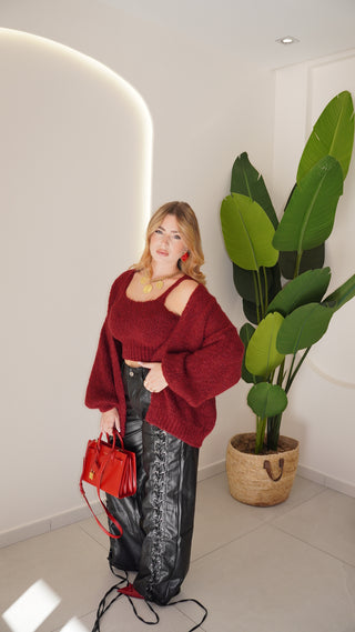 Pantalone GOOSE ecopelle