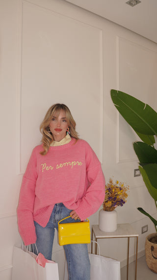 Pullover Cozy PER SEMPRE pink