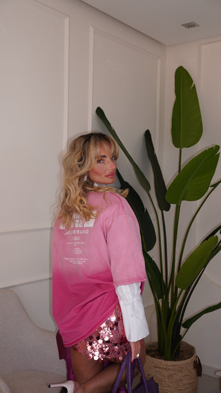 T-shirt BRAND pink