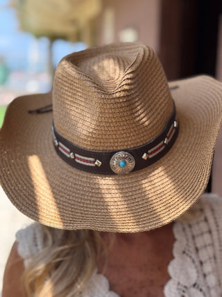 Cappello in paglia SEA beige
