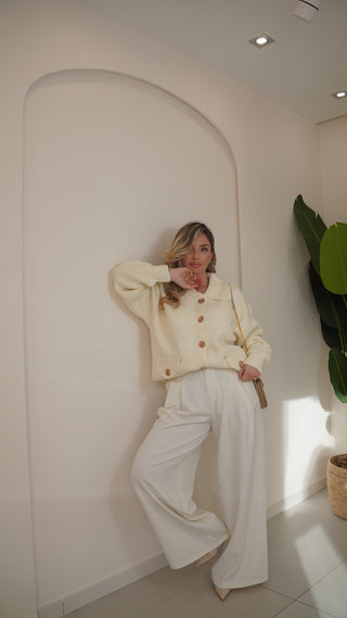 Pantalone HELENA panna