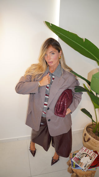 Blazer GALLES bordeaux