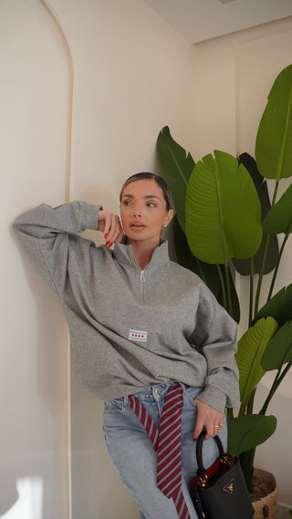 Felpa CHICAGO grigia