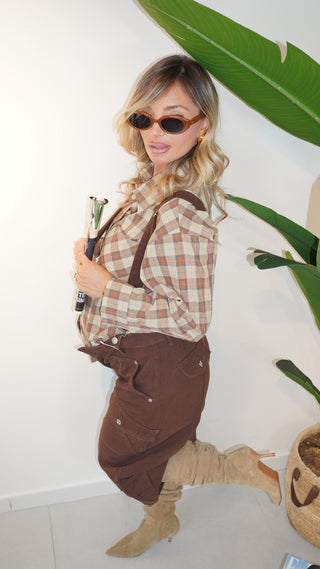Jeans SALOPETTE ALMOND