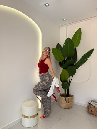 Jeans maculato ANIMALIER