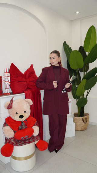 Tailleur STUDIO bordeaux