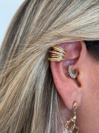 Ear cuff brillant