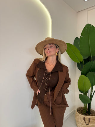 Tailleur MONACO brown
