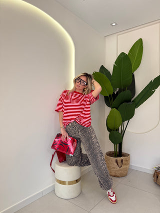 Jeans maculato ANIMALIER