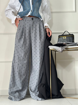 Pantalone POIS grigio