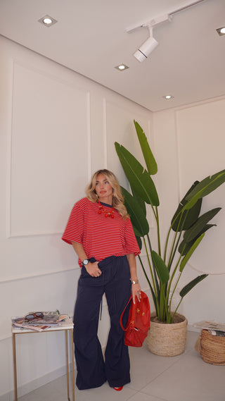 T-shirt MARINE red