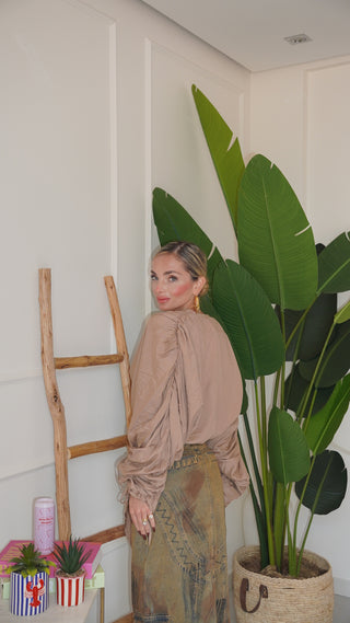 Blusa RIO camel