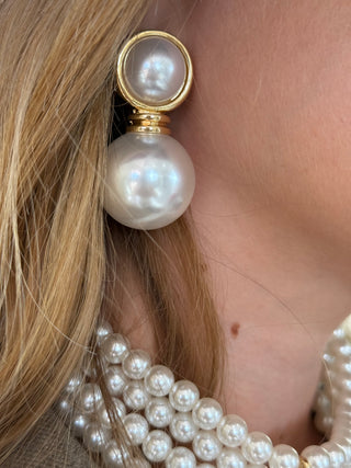 Orecchino LADY perla