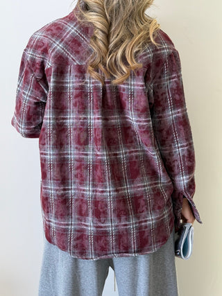 Camicia LONDON bordeaux