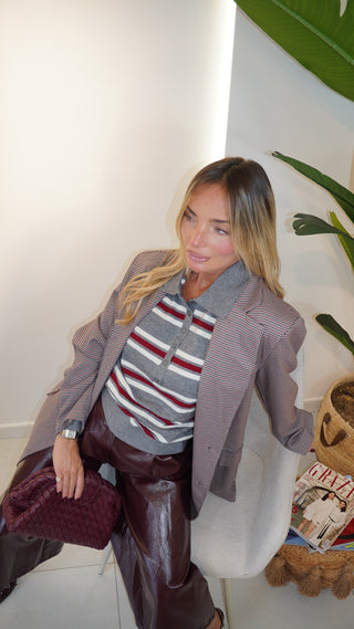 Blazer GALLES bordeaux