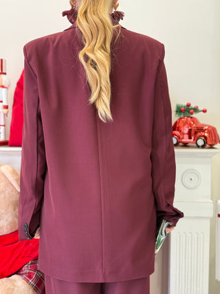 Tailleur STUDIO bordeaux