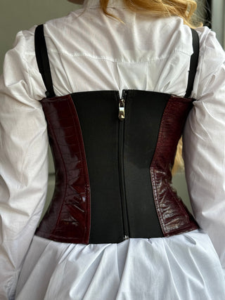 Bustier SCULPTUR bordeaux