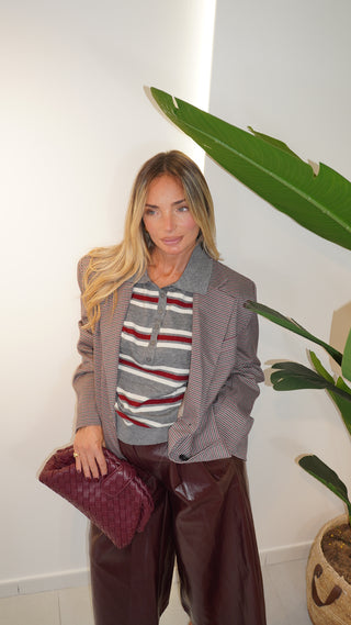 Blazer GALLES bordeaux