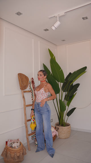 Body SUMMER flower red