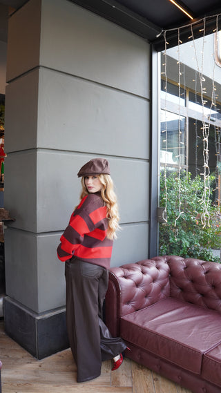 Pullover polo HARRODS red