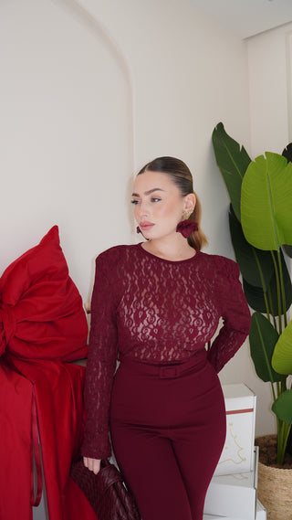 Jumpsuit CARTIER bordeaux