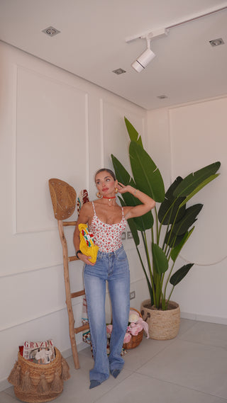 Body SUMMER flower red