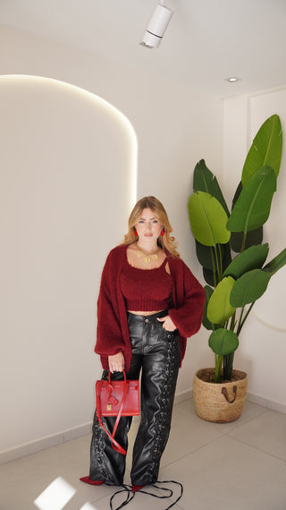 Pantalone GOOSE ecopelle