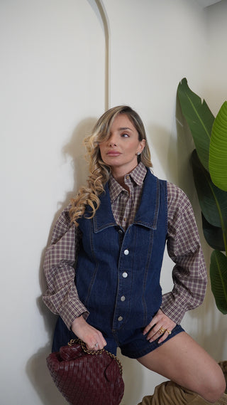 Salopette denim LIZZIE