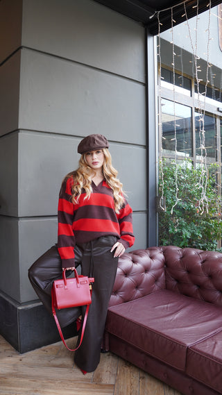 Pullover polo HARRODS red