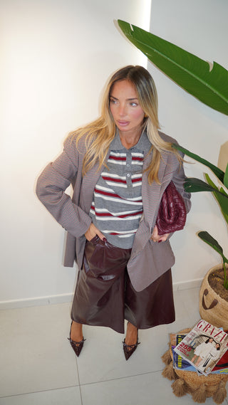 Blazer GALLES bordeaux