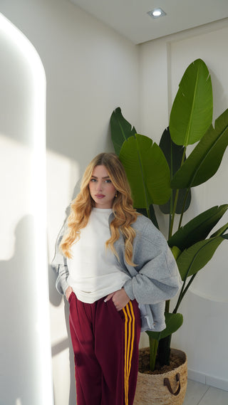 Pantalone PHARREL bordeaux