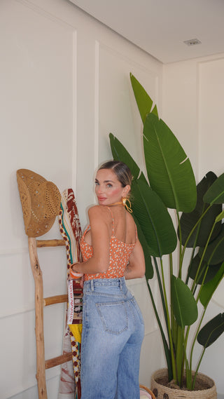 Body SUMMER flower orange