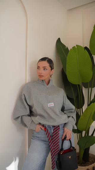 Felpa CHICAGO grigia