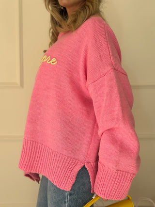 Pullover Cozy PER SEMPRE pink