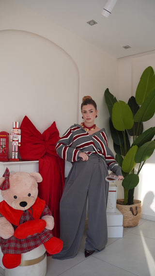 Pantalone FANNY grigio