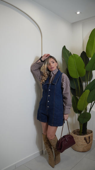 Salopette denim LIZZIE