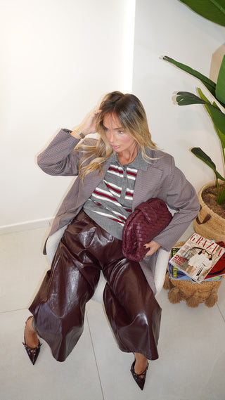 Blazer GALLES bordeaux