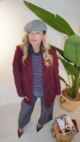 Blazer BURGUNDY
