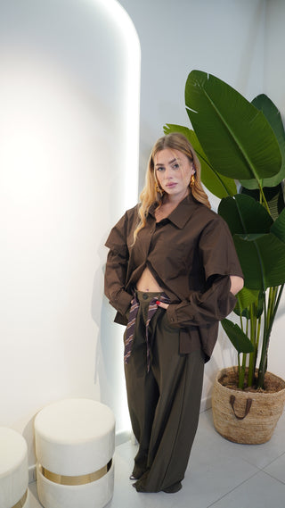 Camicia MINIMAL brown